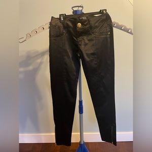 XoXo Black Satin Pants